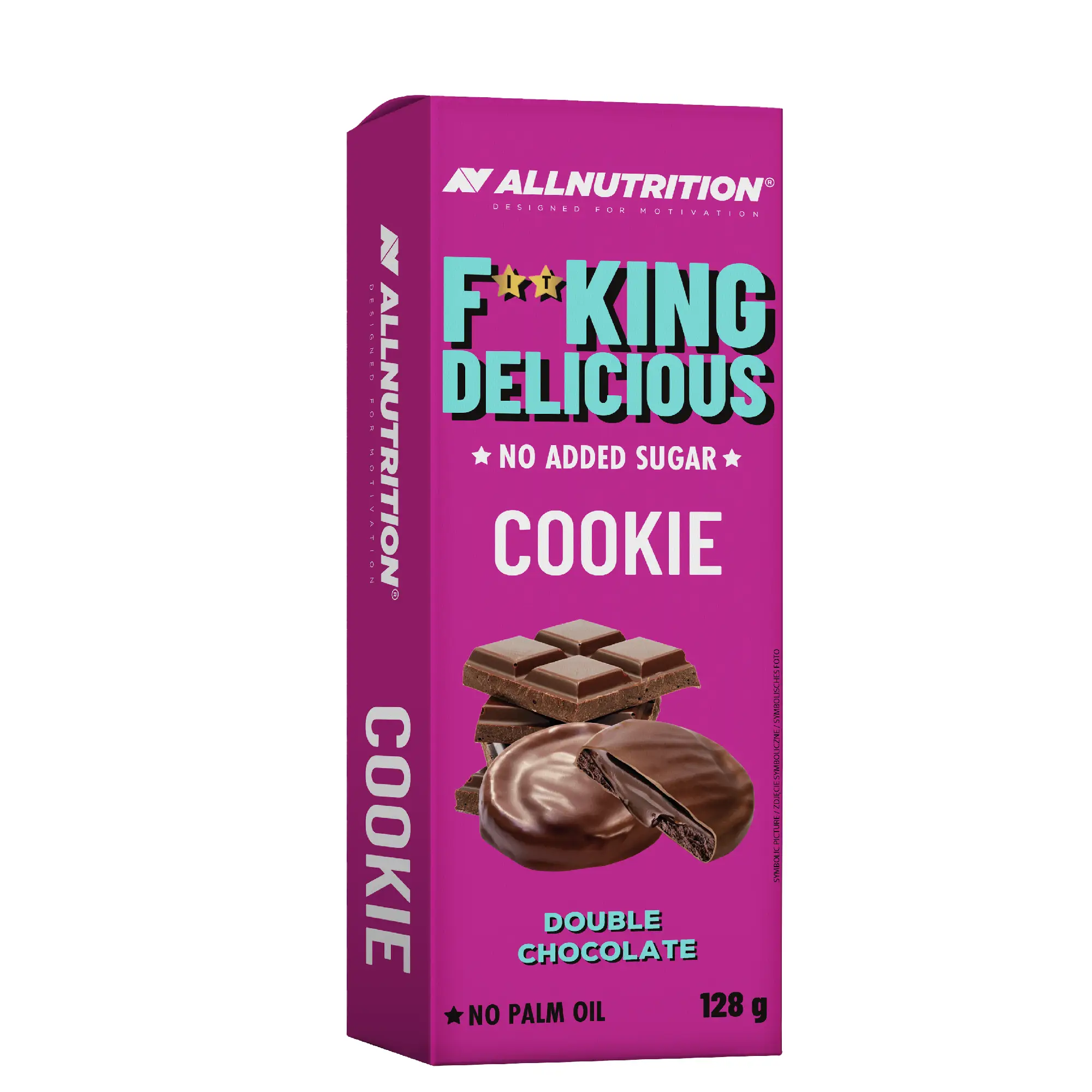 Allnutrition Fitking Delicious Cookie Double Chocolate, 128 g