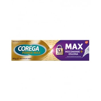 Corega Max Osłona krem mocujący do protez zębowych 40 g