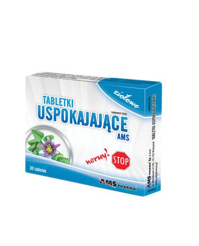 Ams Pharma Tabletki uspokajające, 30 tabl., cena, opinie, działanie zdjęcie