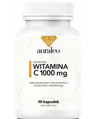 Auraleo Witamina C 1000 mg, kapsułki, 90 sztuk zdjęcie