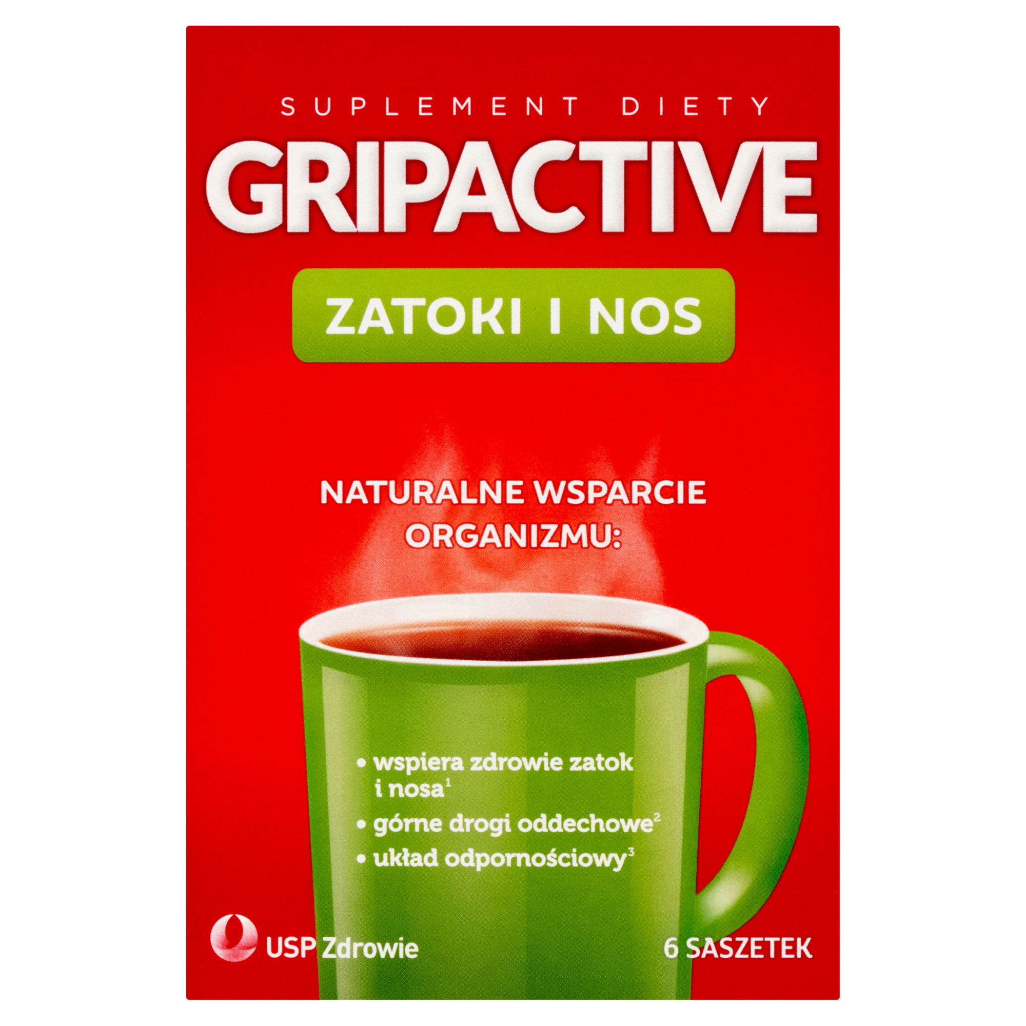 Gripactive Zatoki i nos 6 saszetek zdjęcie