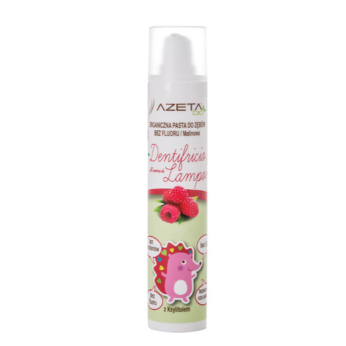 Azeta Bio organiczna pasta do zębów dla dzieci bez fluoru malinowa 50 ml zdjęcie