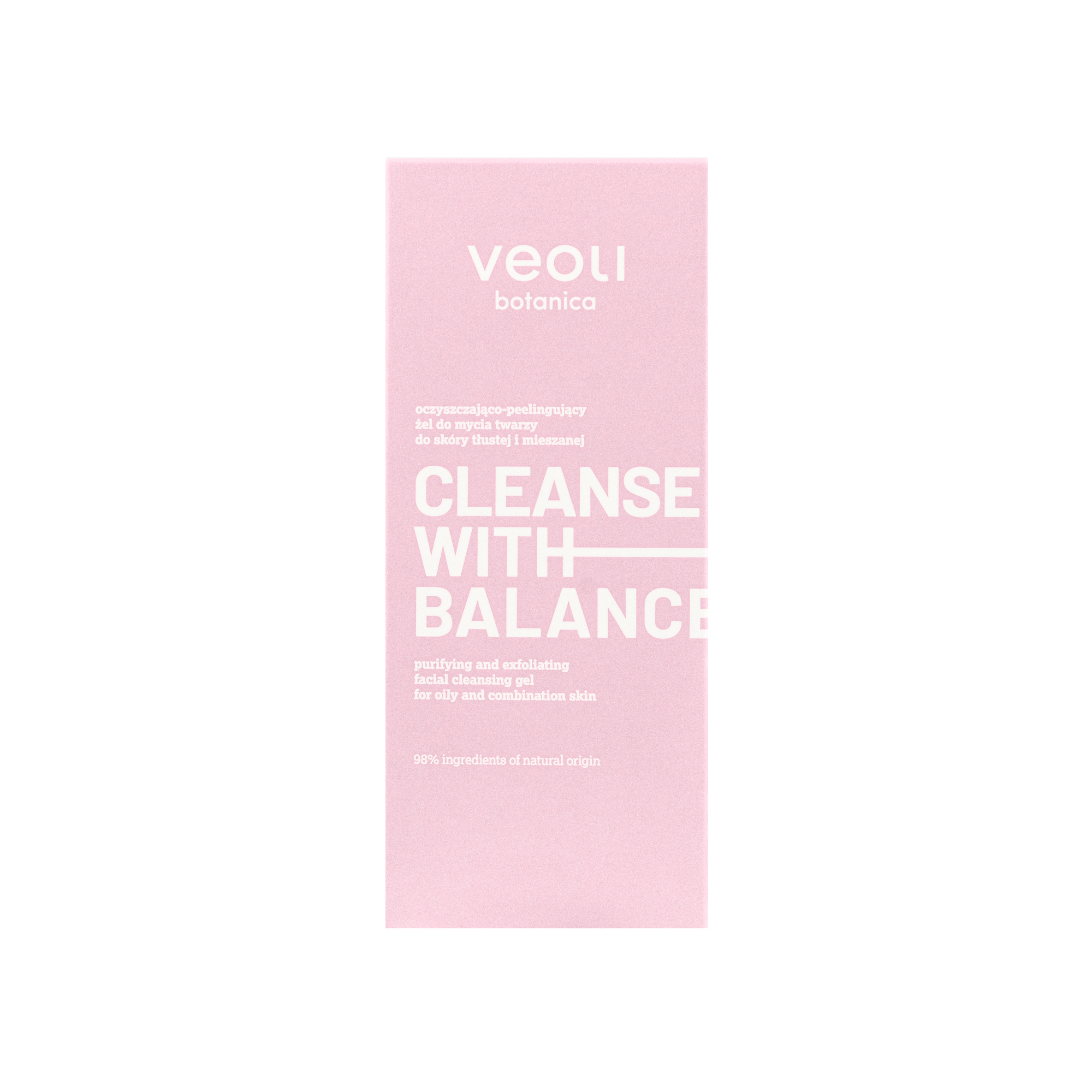 Veoli Botanica Cleanse with Balance Żel oczyszczająco-peelingujący, 150 ml