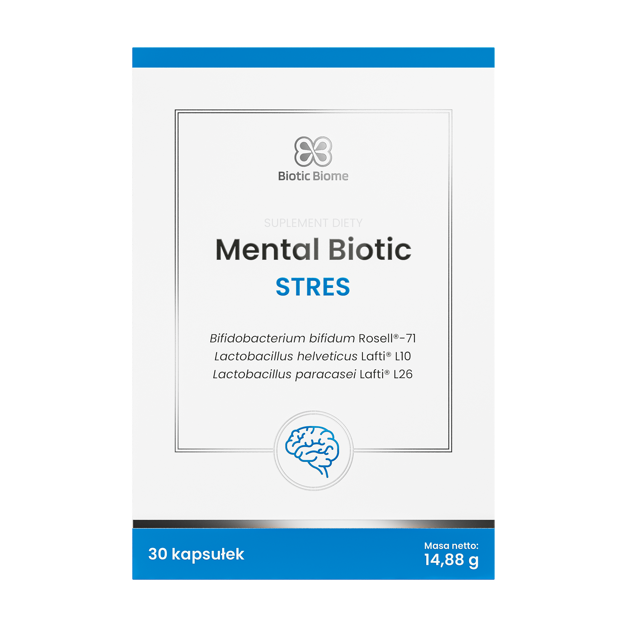 Biotic Biome Mental Biotic Stres, kapsułki, 30 sztuk zdjęcie