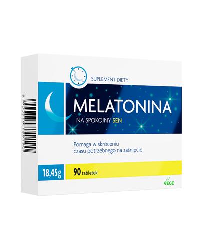 Melatonina 1 mg, 90 tabletek zdjęcie