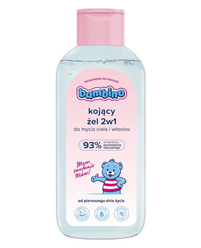 Bambino kojący żel do mycia ciała i włosów 2w1, 400 ml, skład zdjęcie