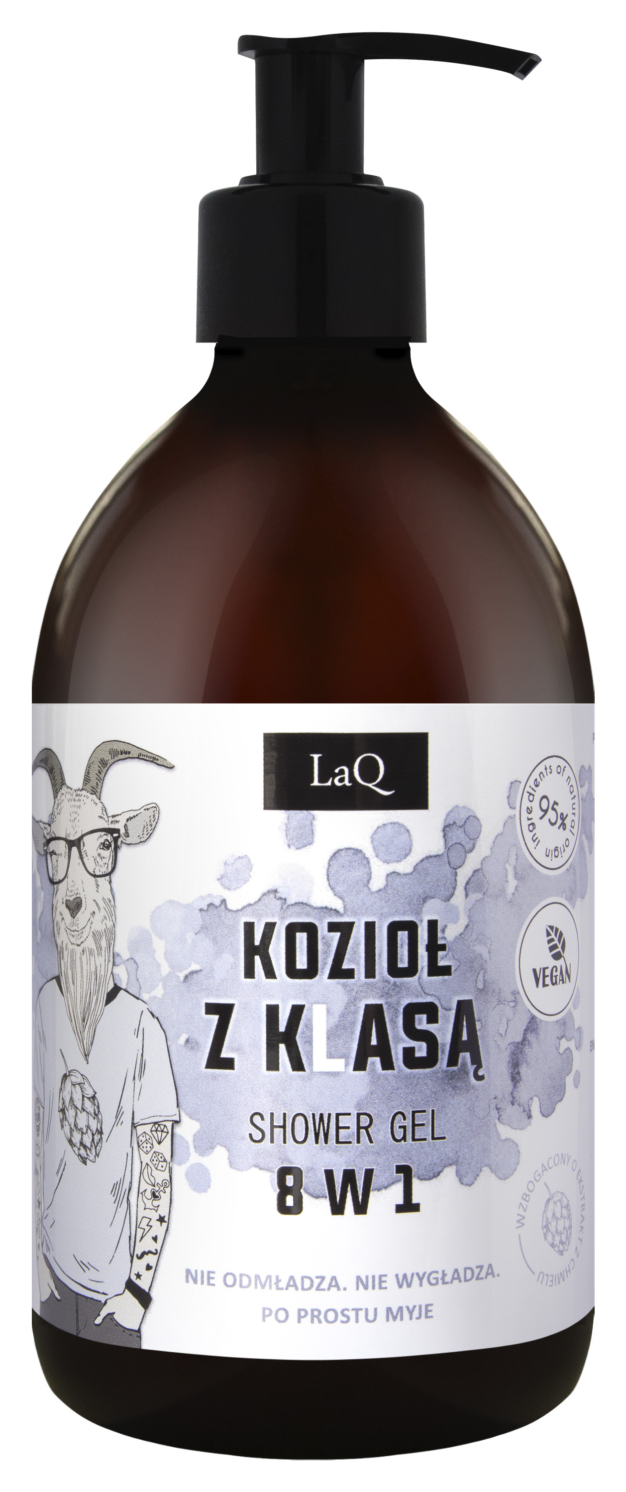 LaQ Żel pod prysznic dla facetów, 500 ml zdjęcie