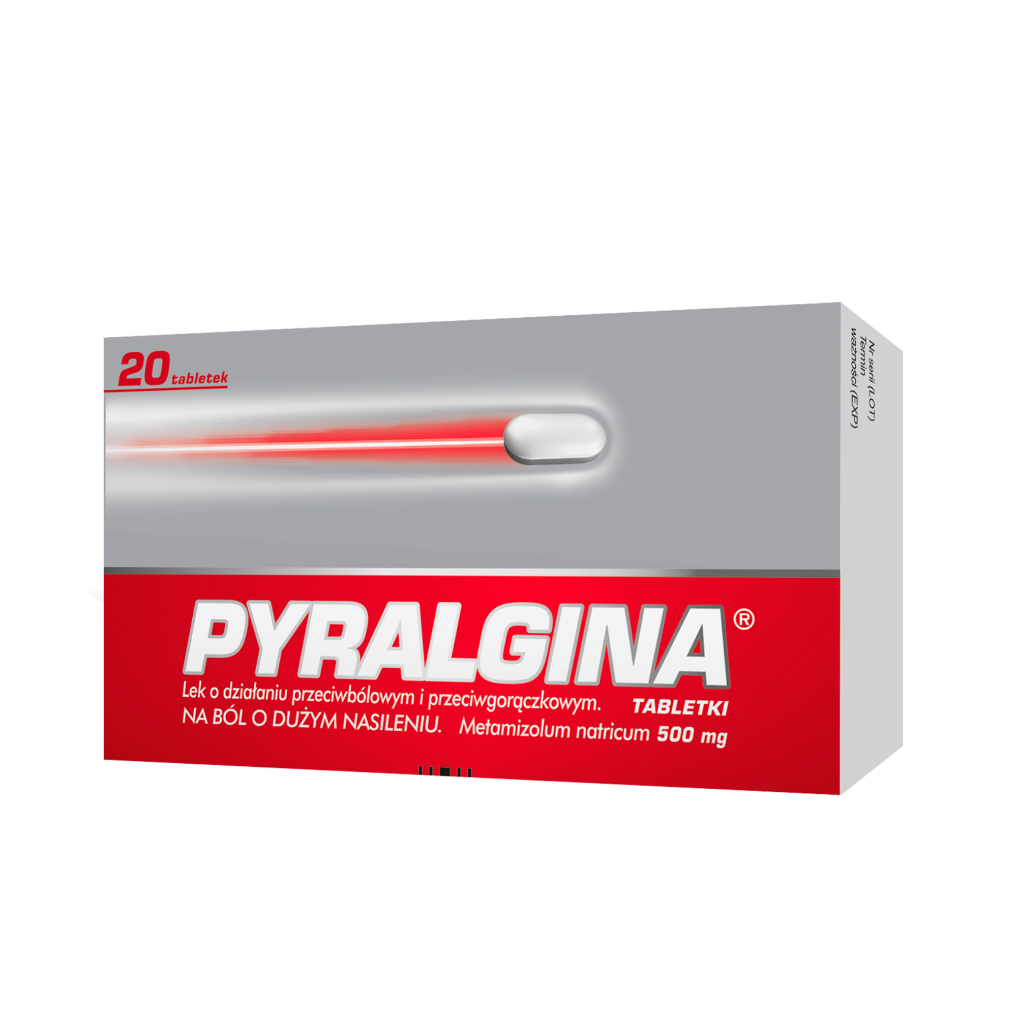 Pyralgina 500mg 20 tabletek