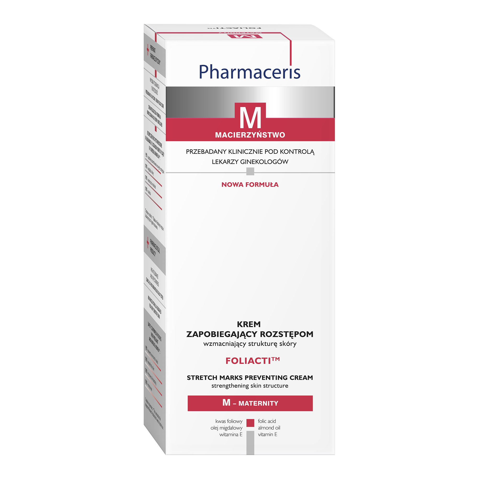 Pharmaceris M Foliacti Krem zapobiegający rozstępom wzmacniający strukturę skóry, 150 ml zdjęcie