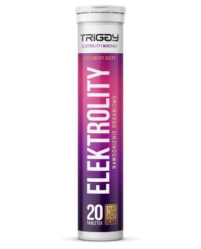 Triggy Elektrolity o smaku grejpfrutowym, 20 tabletek musujących  zdjęcie