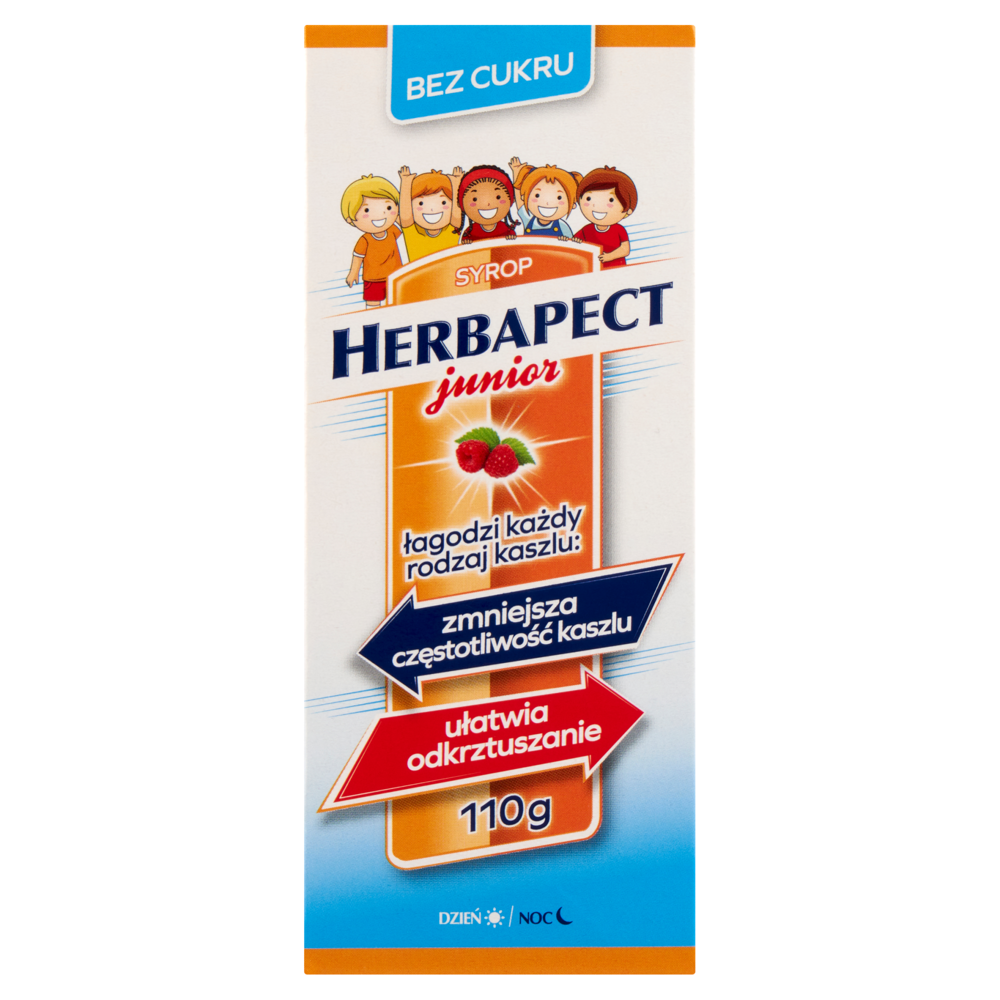 Herbapect Junior bez cukru, syrop, 110 g zdjęcie