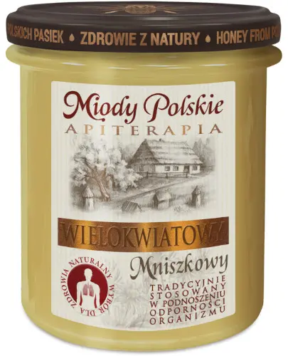 Miody Polskie miód wielokwiatowy mniszkowy 400 g zdjęcie