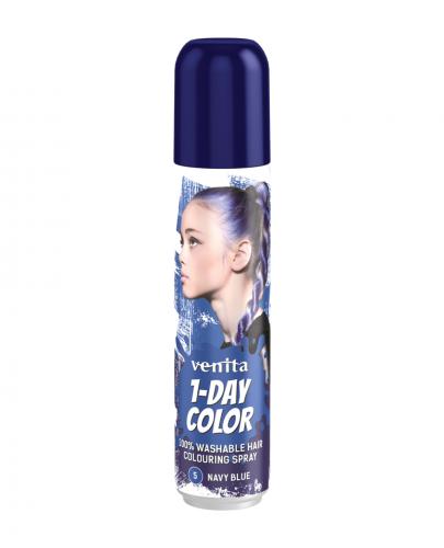 Venita 1-Day Color koloryzujący spray do włosów, 5 Kosmiczny Granat (Navy Blue), 50 ml zdjęcie