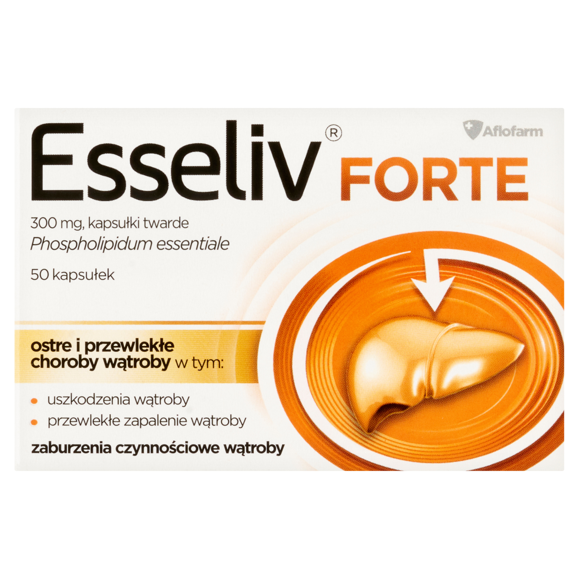 Esseliv forte, 300 mg, kapsułki twarde, 50 szuk zdjęcie
