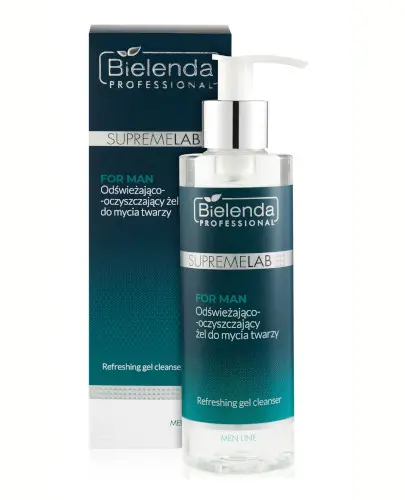 Bielenda Professional SupremeLab For Man odświeżająco-oczyszczający żel do mycia twarzy 200 ml zdjęcie