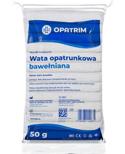 Opatrim Wata opatrunkowa bawełniana, 50 g zdjęcie