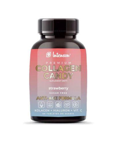 COLLAGEN CANDY Anti-Age Formuła o smaku truskawkowym, 60 tabletek zdjęcie