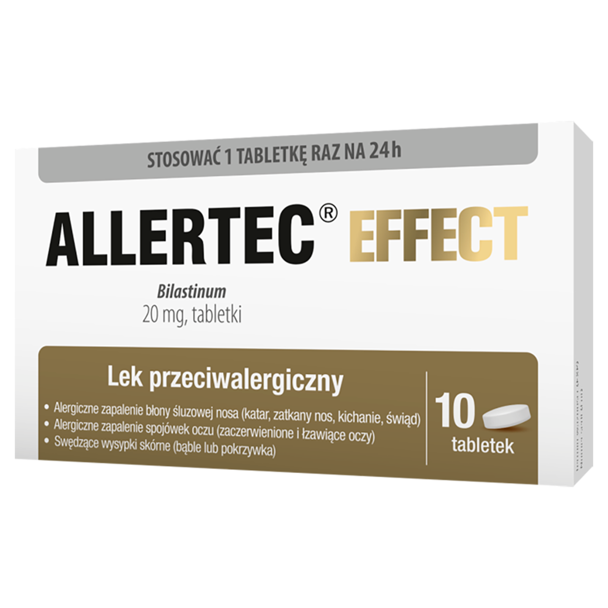 Allertec Effect 20 mg 10 tabletek zdjęcie