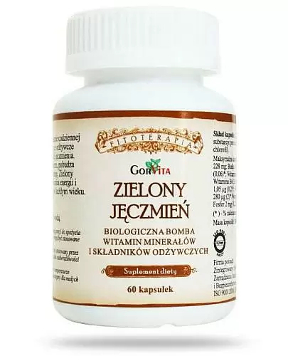 Gorvita Zielony Jęczmień 60 kapsułek  zdjęcie