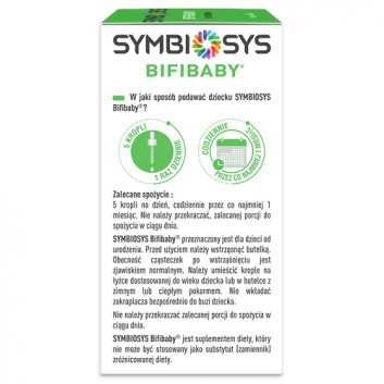 Symbiosys Bifibaby, Probiotyk od urodzenia, 8 ml