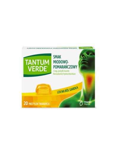 Tantum Verde smak miodowo-pomarańczowy 20 pastylek twardych zdjęcie