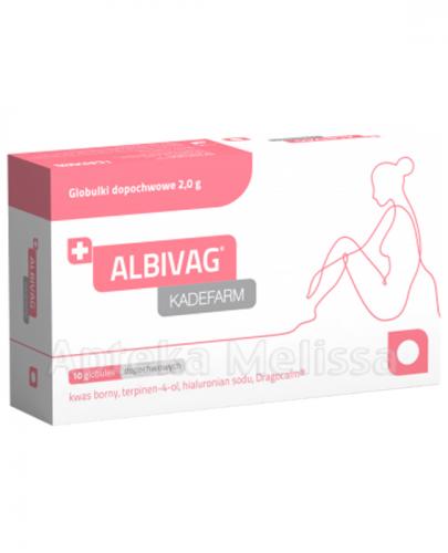 Kadefarm Albivag 10 globulek dopochwowych zdjęcie