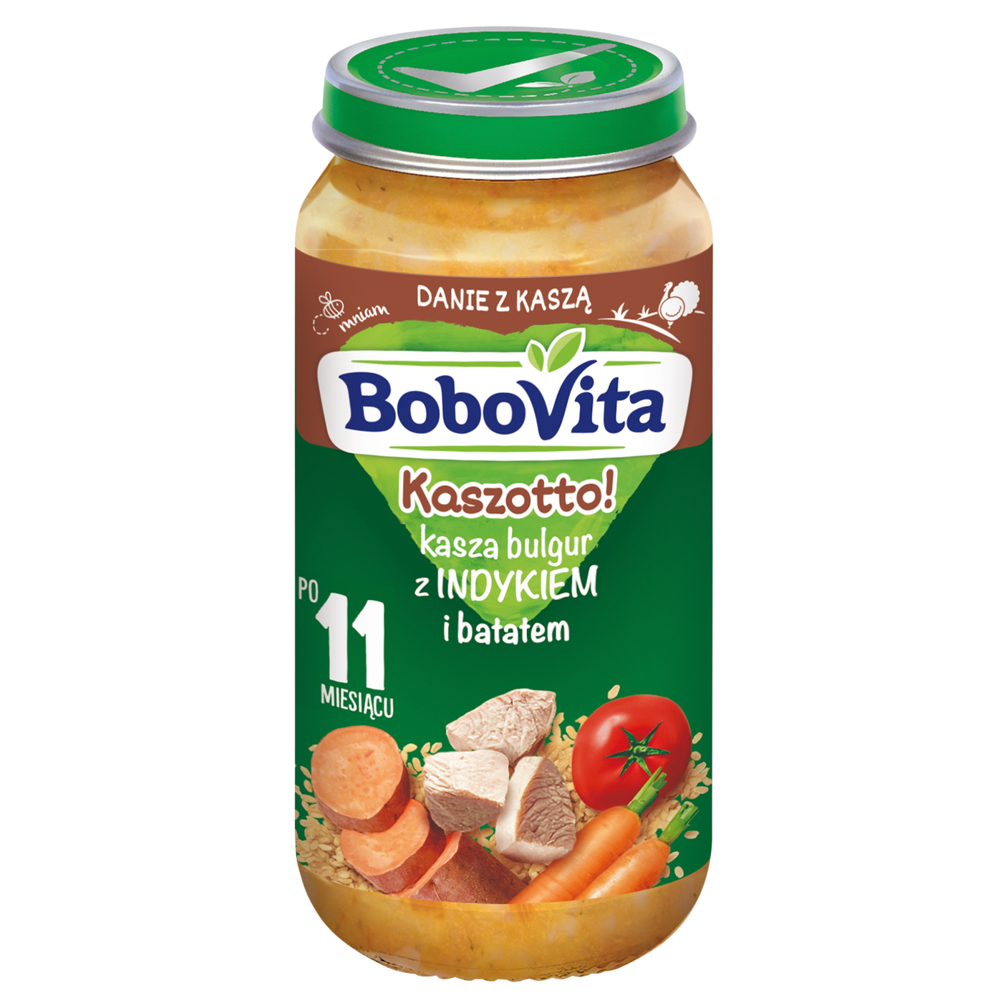 BoboVita Kaszotto! kasza bulgur z indykiem i batatem, po 11. miesiącu, 250 g zdjęcie