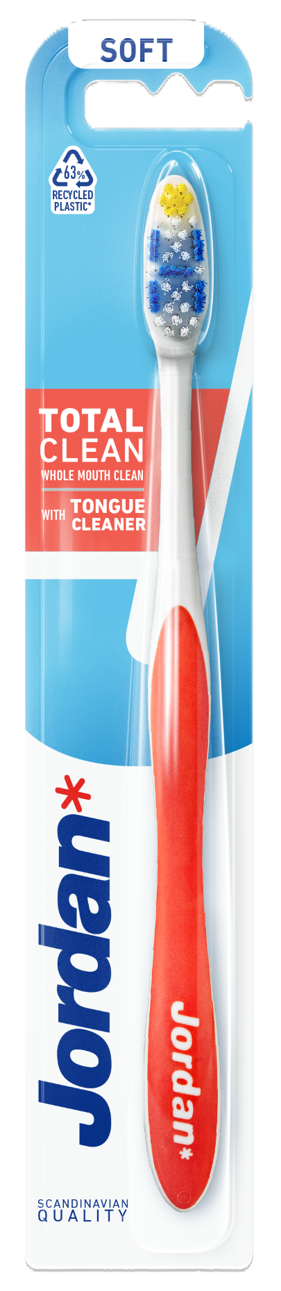 Jordan Total Clean Soft szczotka do zębów miękka, 1 sztuka