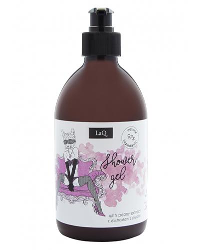 LaQ Żel pod prysznic dla prawdziwych kocic z ekstraktem z piwonii - 500 ml - cena, opinie, właściwości zdjęcie