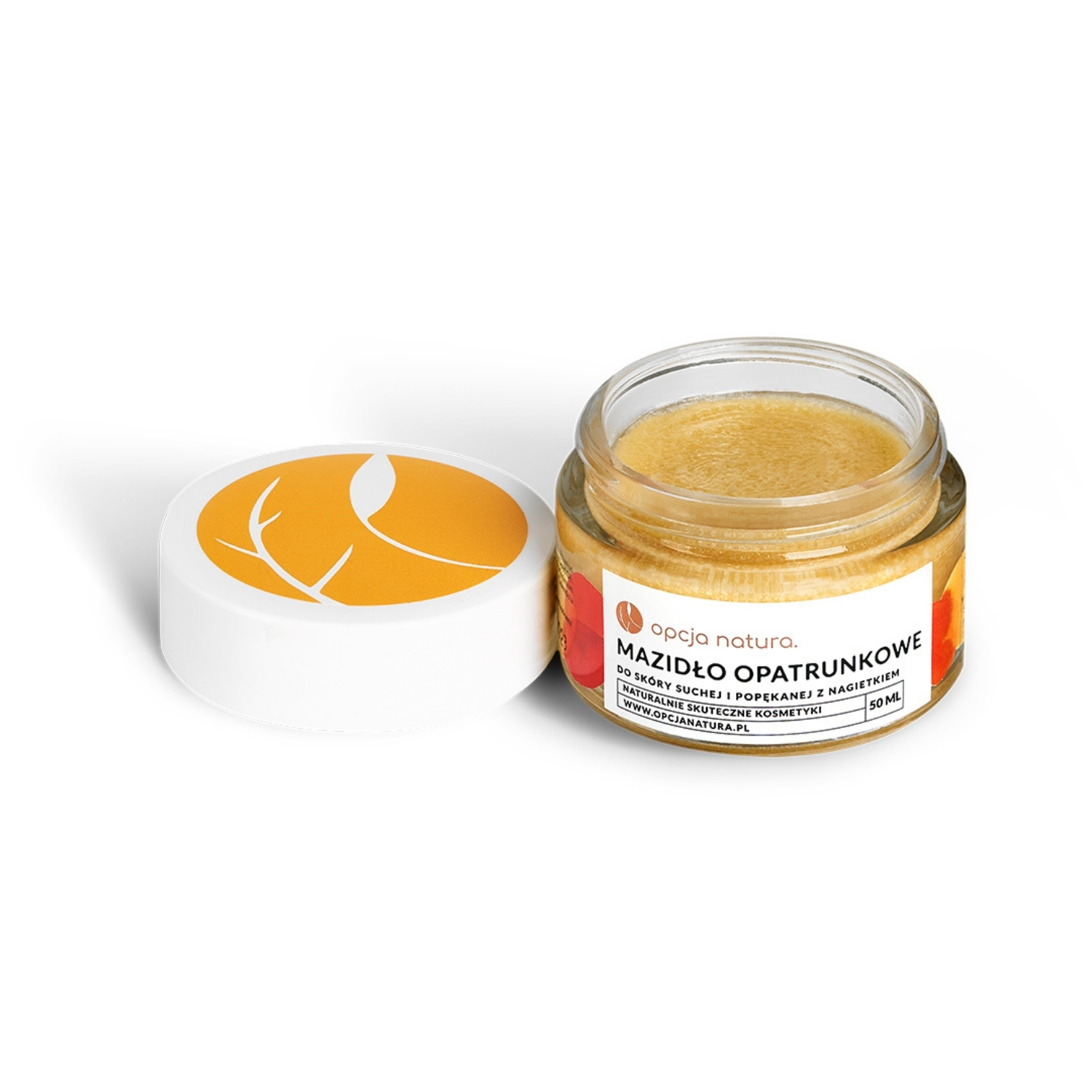 Opcja Natura, mazidło opatrunkowe z nagietkiem do skóry suchej i popękanej, 50 ml