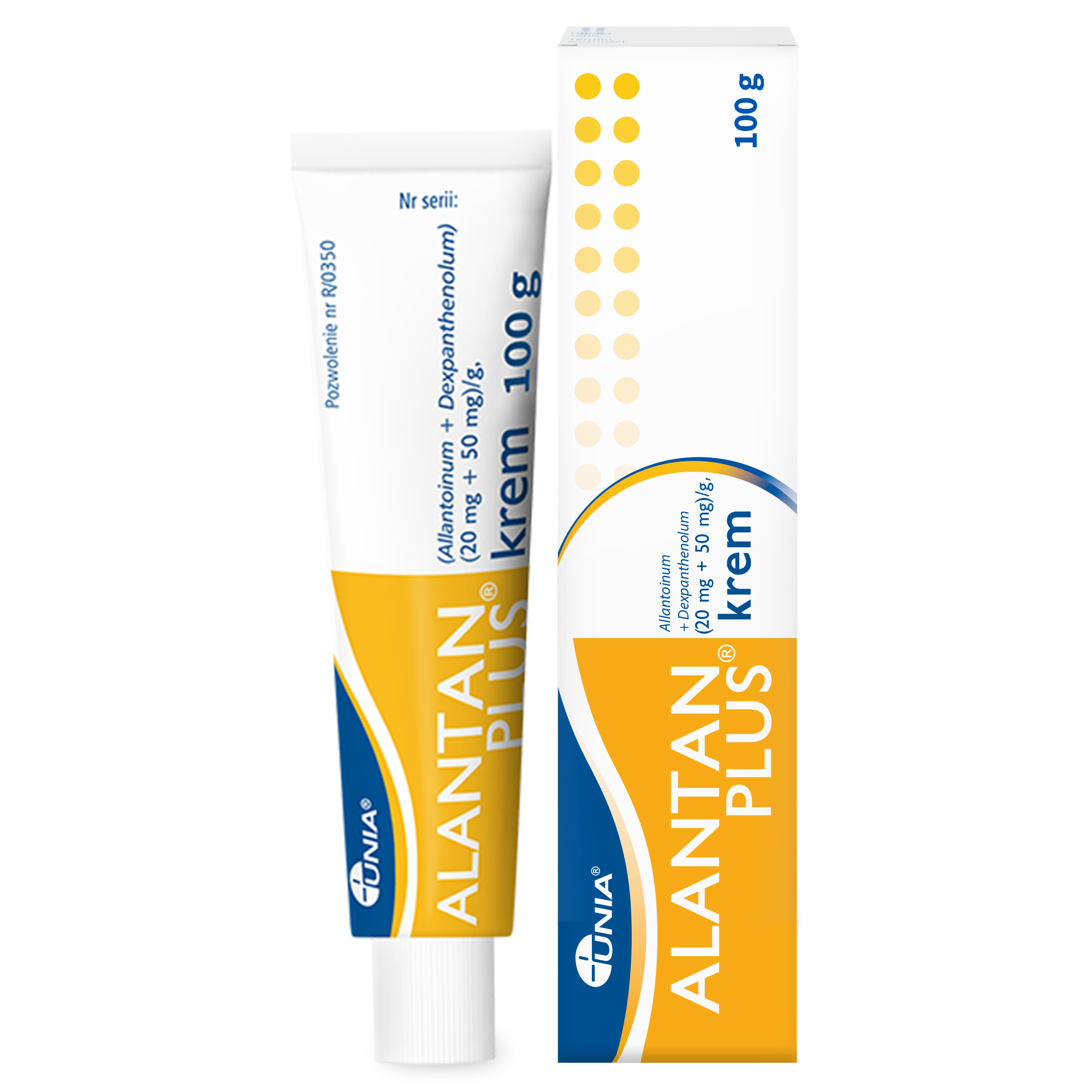 Alantan Plus (20 mg + 50 mg)/g, krem, 100 g zdjęcie