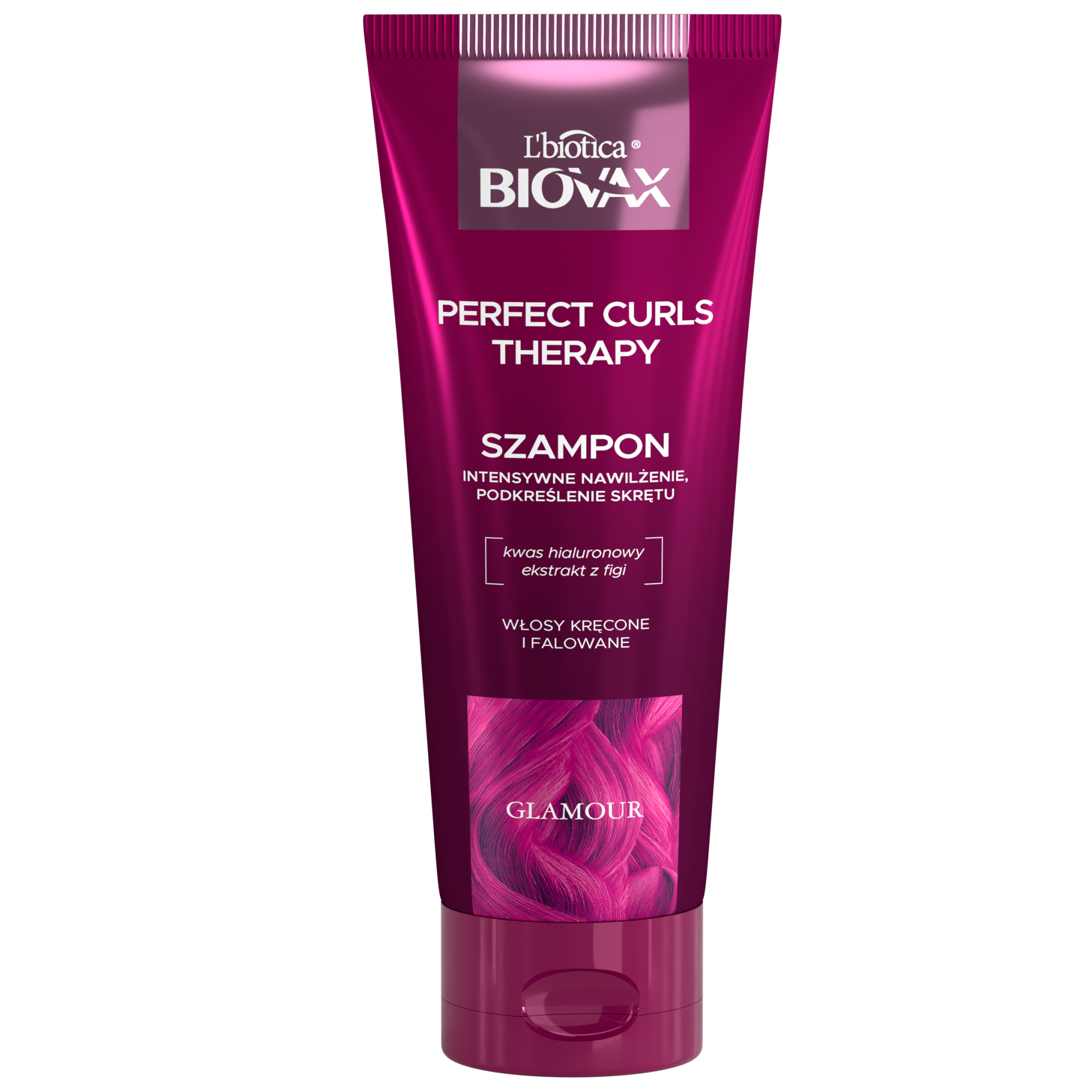 L'biotica Biovax Glamour Perfect Curls Therapy Szampon intensywnie nawilżający, 200 ml zdjęcie
