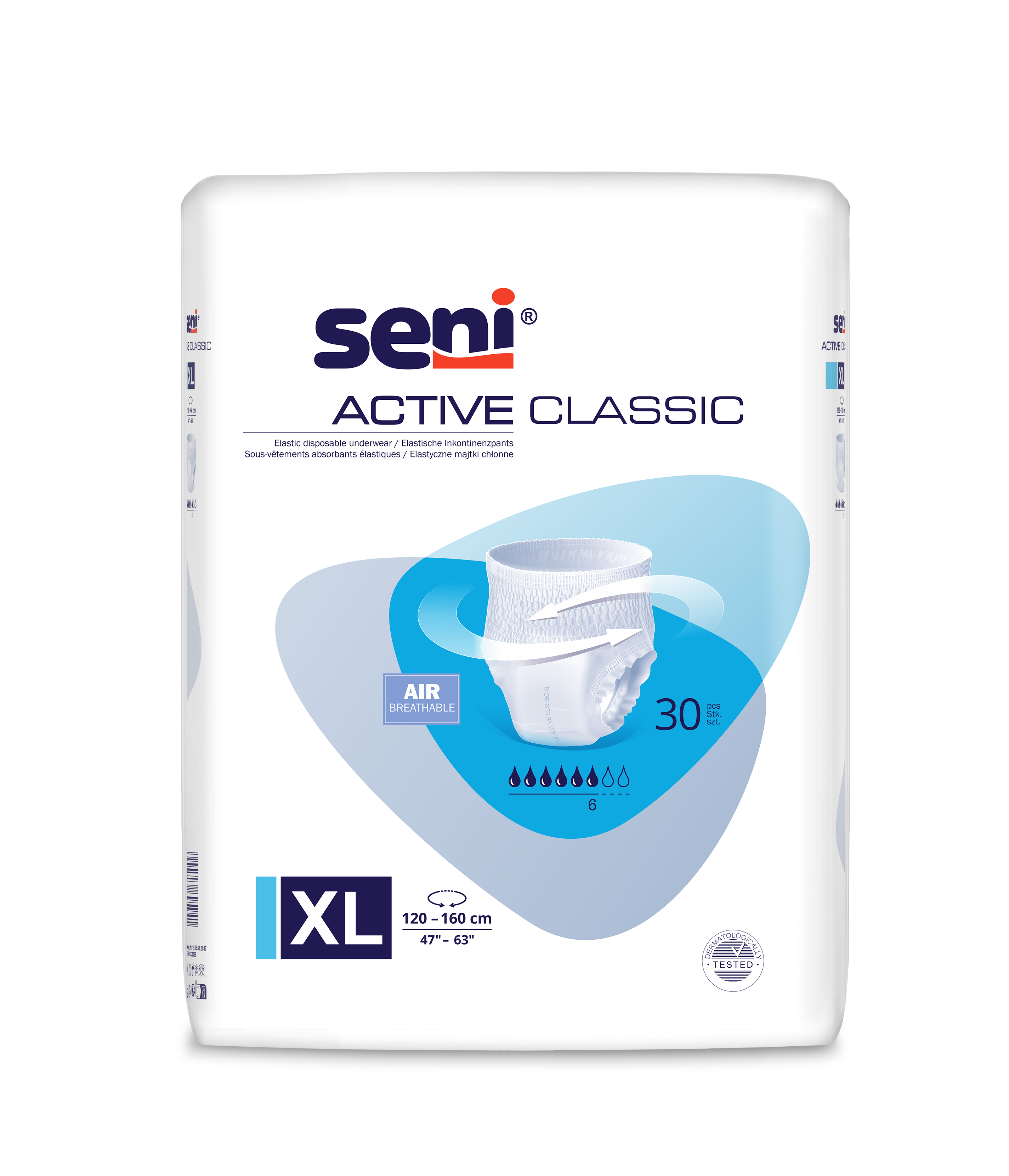 Seni Active Classic X-Large, pieluchomajtki, 30 szt zdjęcie