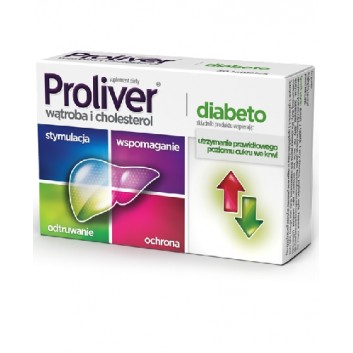 Proliver diabeto, 30 tabletek 