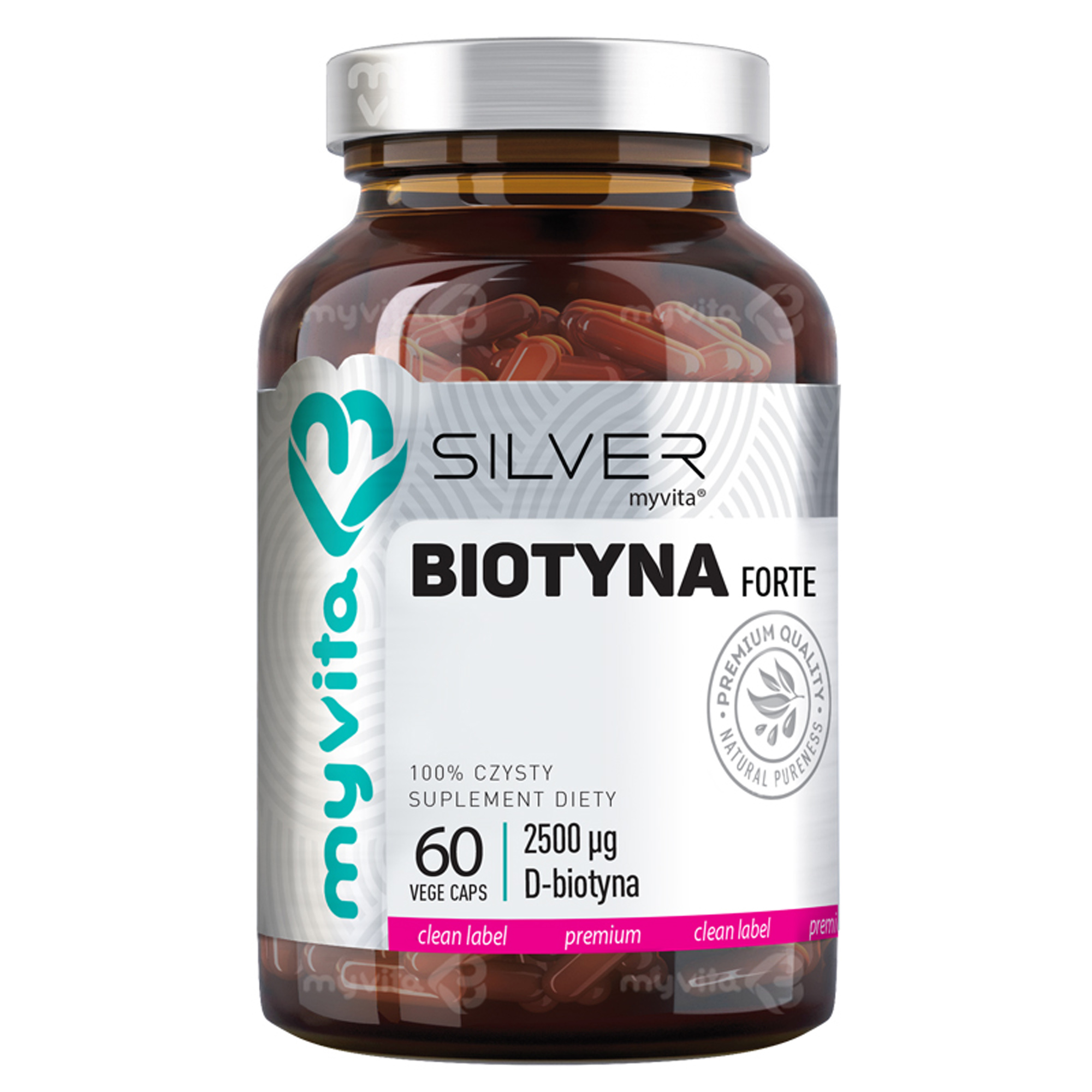 MYVITA SILVER Biotyna FORTE - 60 kaps. zdjęcie