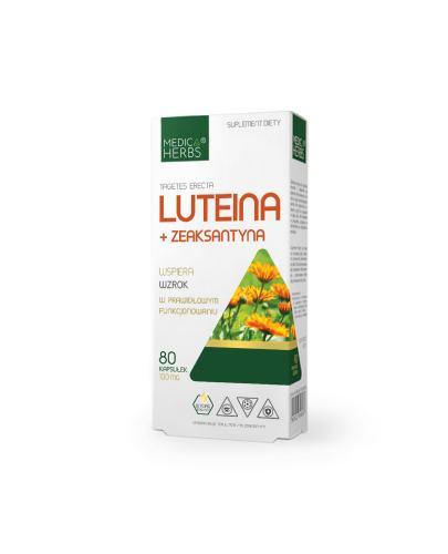 Medica Herbs Luteina + Zeaksantyna, 80 kapsułek zdjęcie