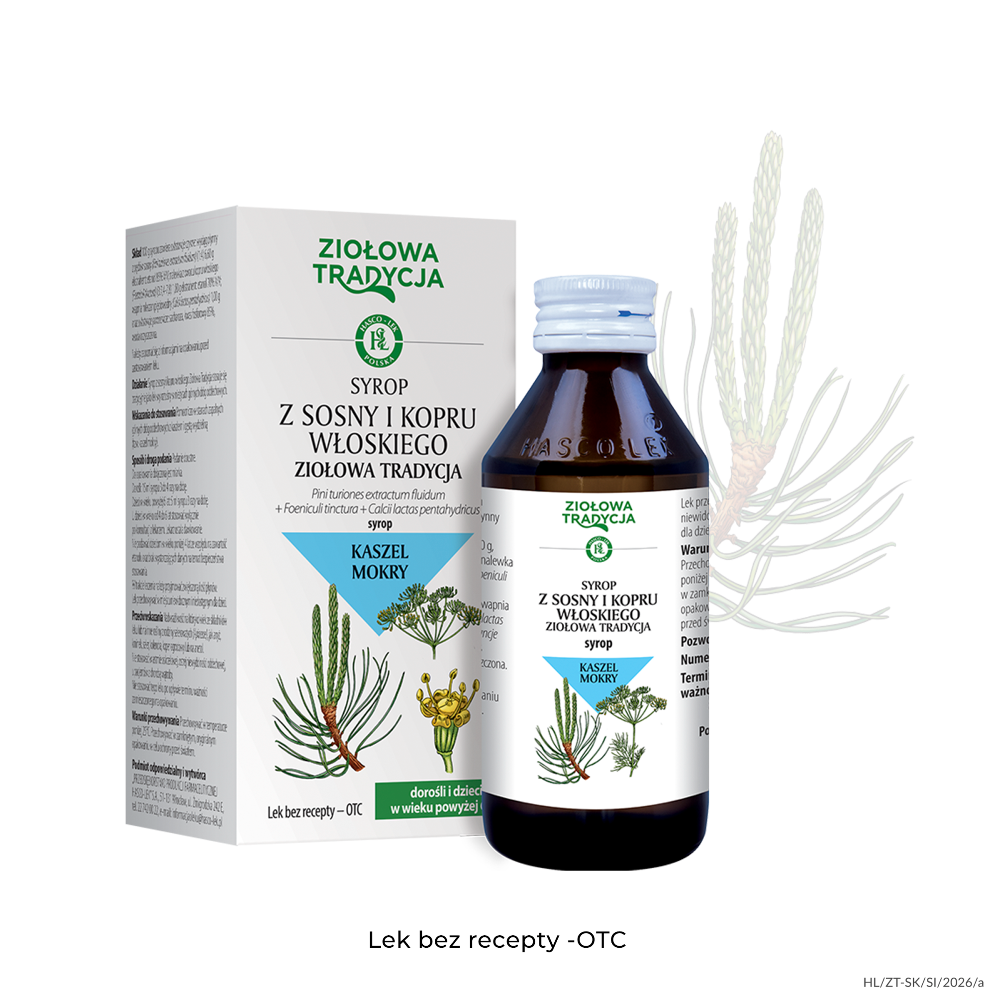 ZIOŁOWA TRADYCJA Syrop z sosny i kopru włoskiego, 125 g