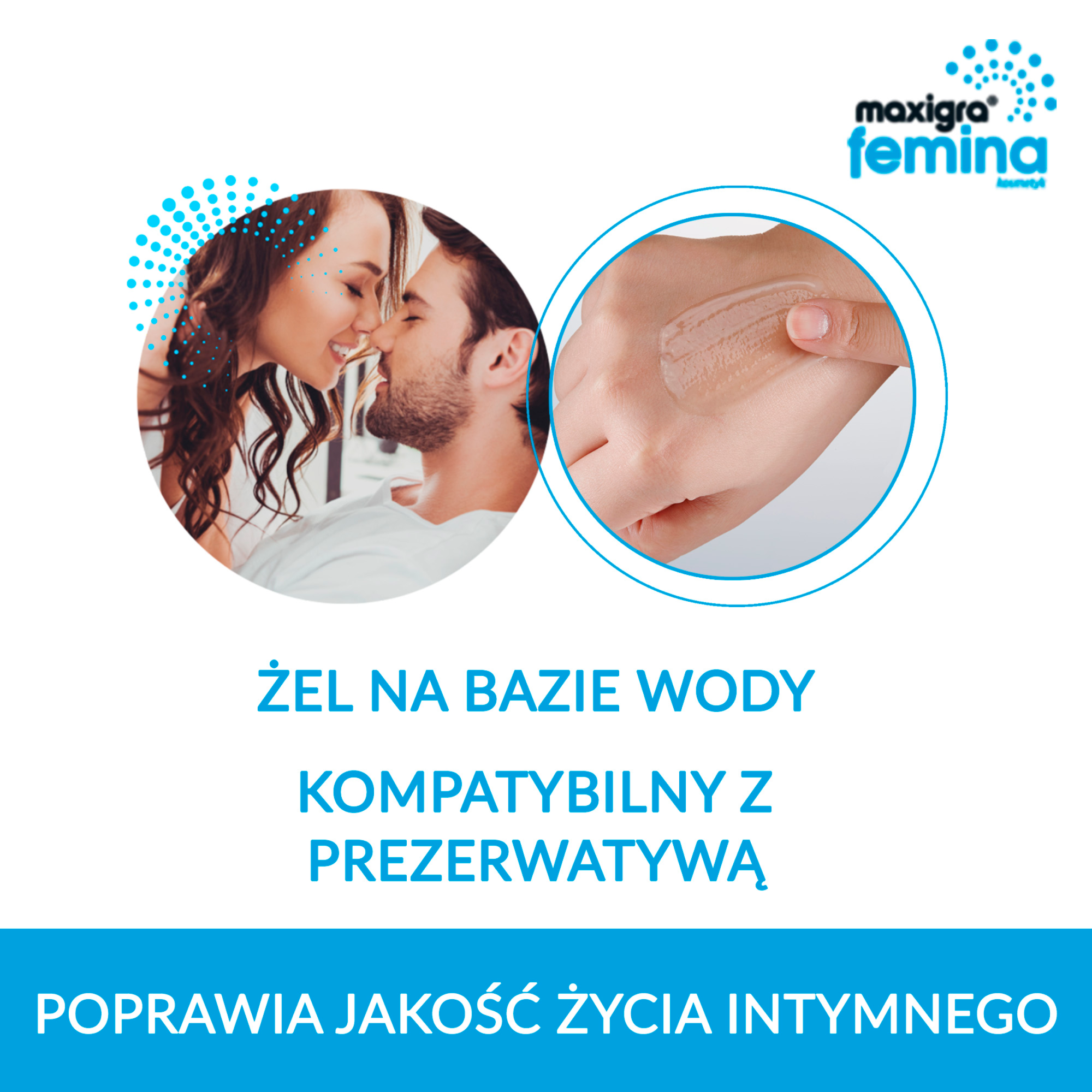 Maxigra Femina - nawilżający żel poprawiający jakość życia intymnego - 75 ml