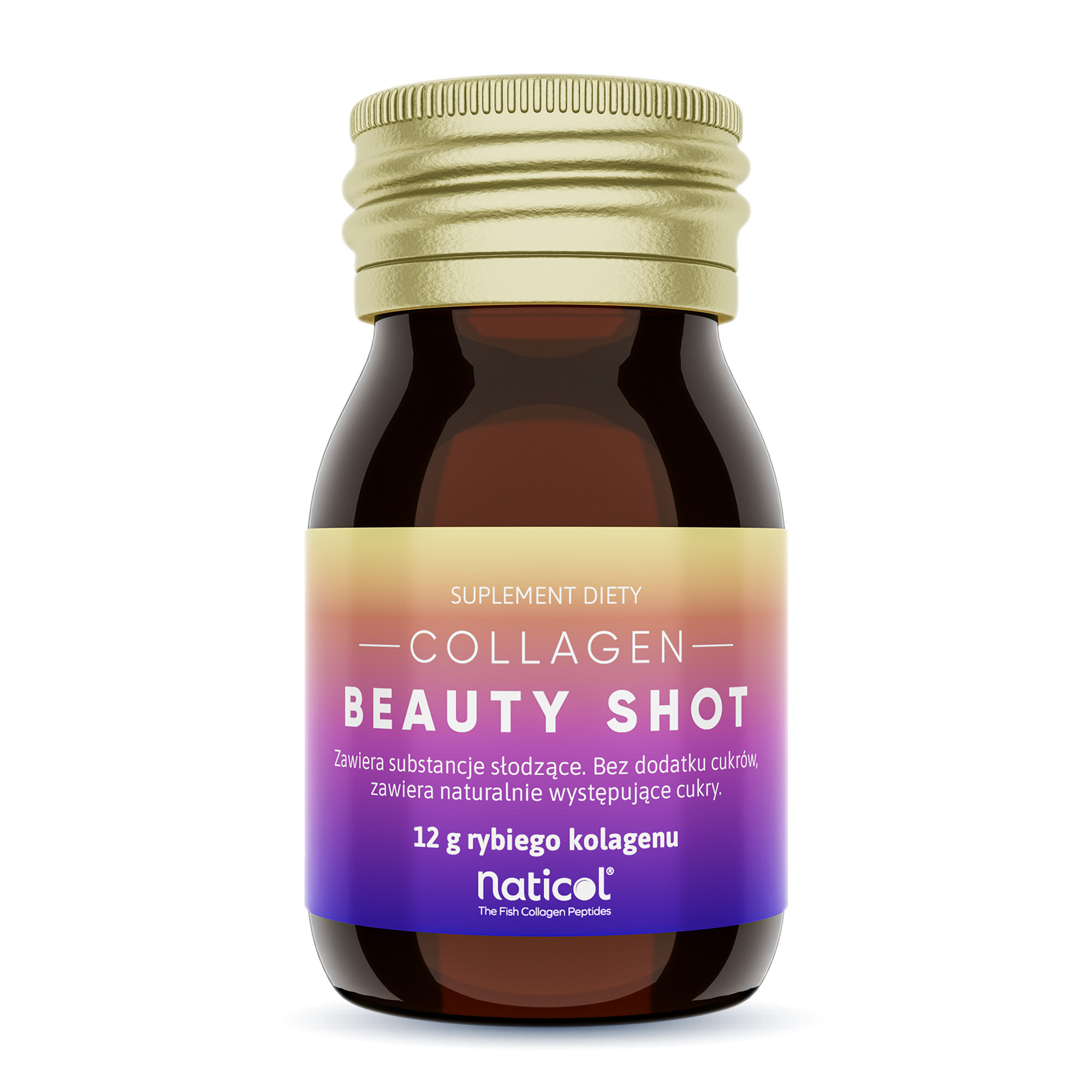 Collagen Beauty Shot, kolagen rybi do picia, 30 ml