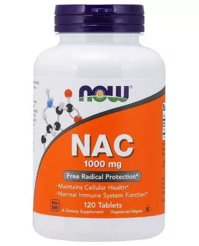 NOW Foods NAC 1000 mg 120 kapsułek zdjęcie