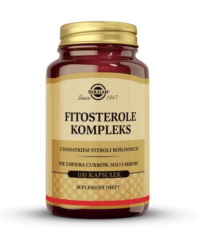 SOLGAR FITOSTEROLE KOMPLEKS, 100 kaps. cena, opinie, skład zdjęcie