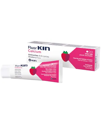 Kin FluorKin Calcium pasta do zębów dla dzieci 75 ml zdjęcie