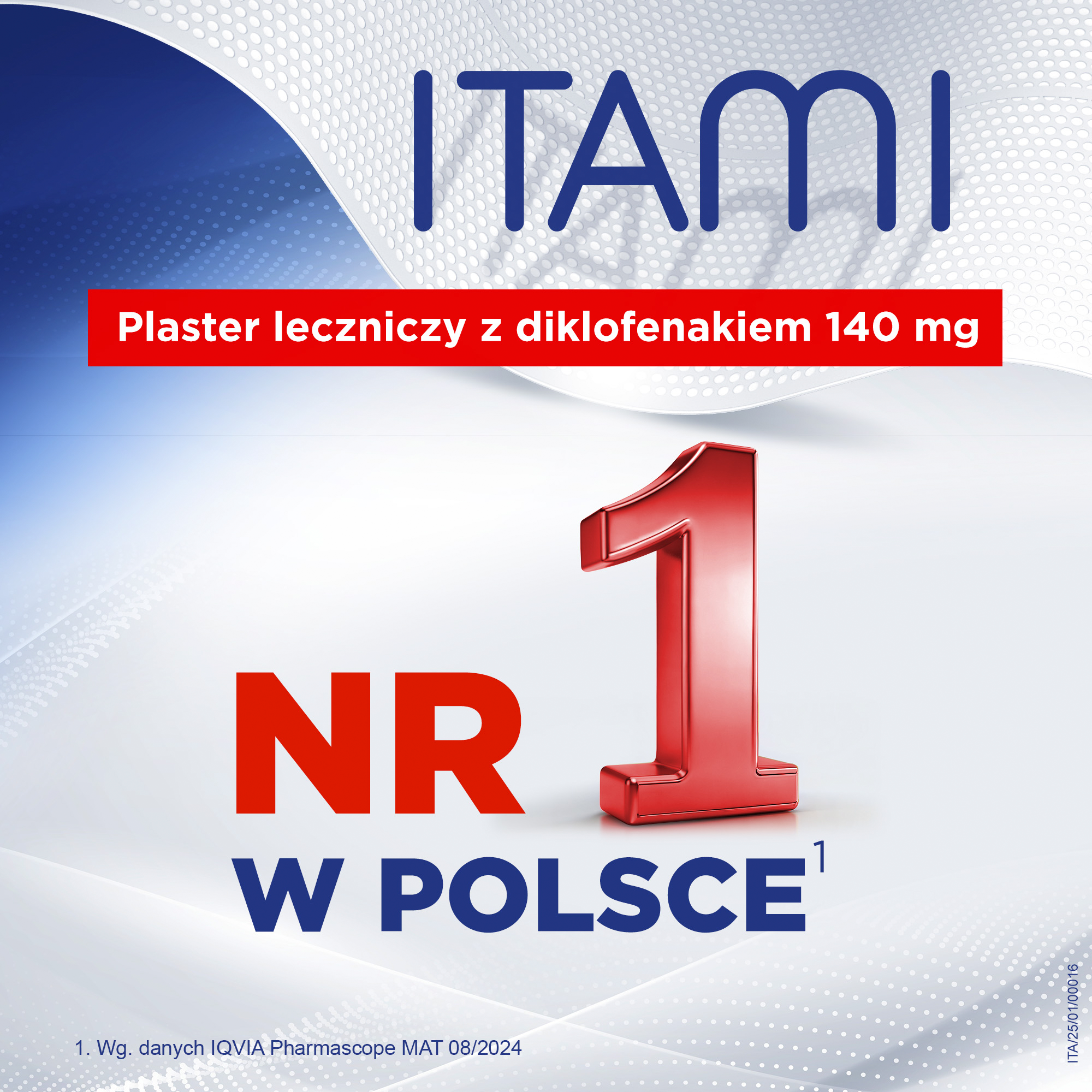 Itami plaster leczniczy 140 mg 10 sztuk