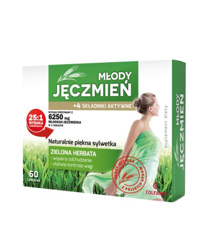 Colfarm Młody jęczmień 625mg 60 tabletek zdjęcie