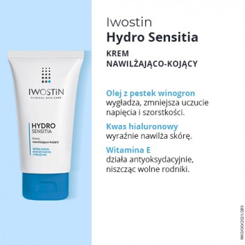 IWOSTIN HYDRO SENSITIA Krem nawilżająco-kojący - 150 ml