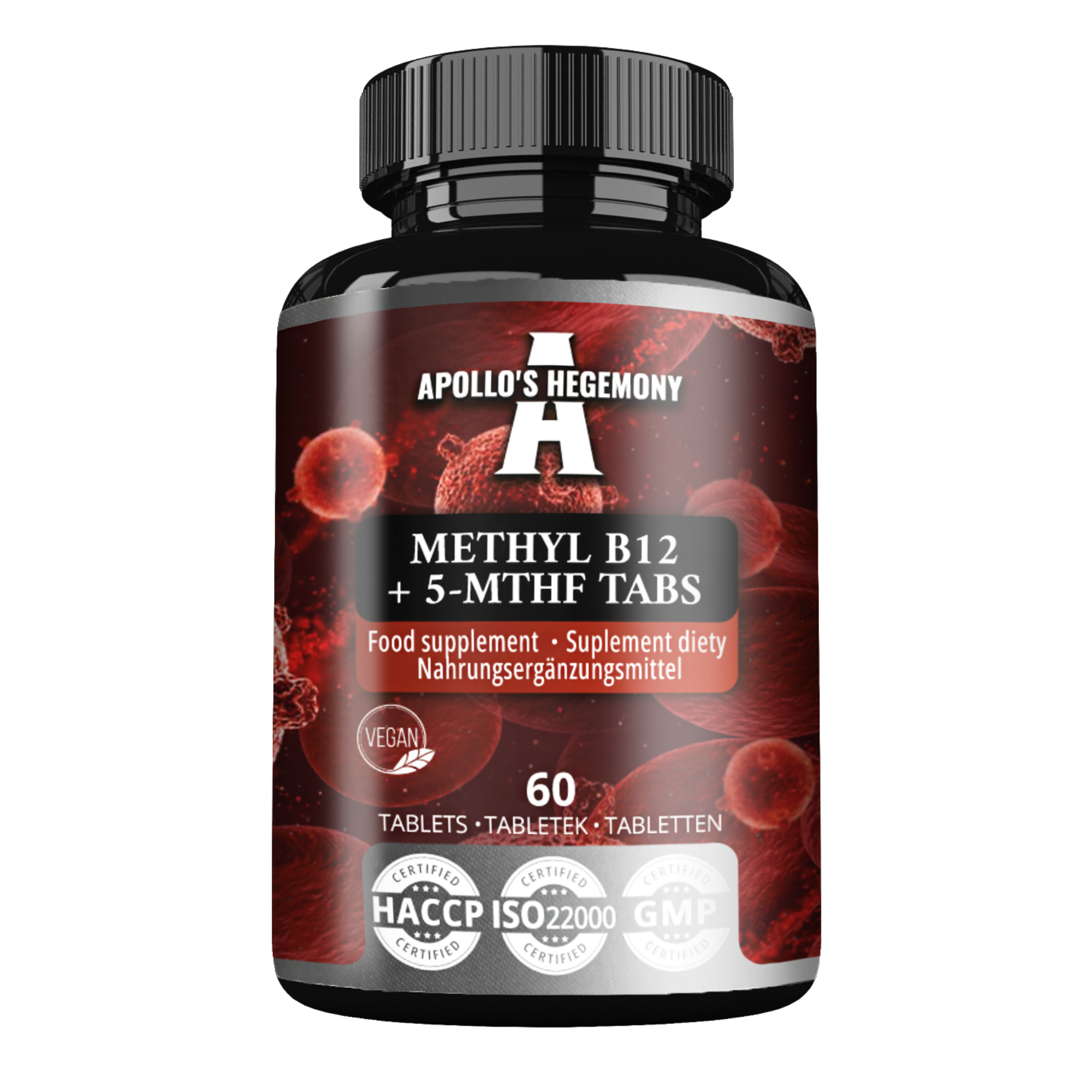 Apollo's Hegemony, Methyl B12 + 5-MTHF, tabletki, 60 sztuk zdjęcie