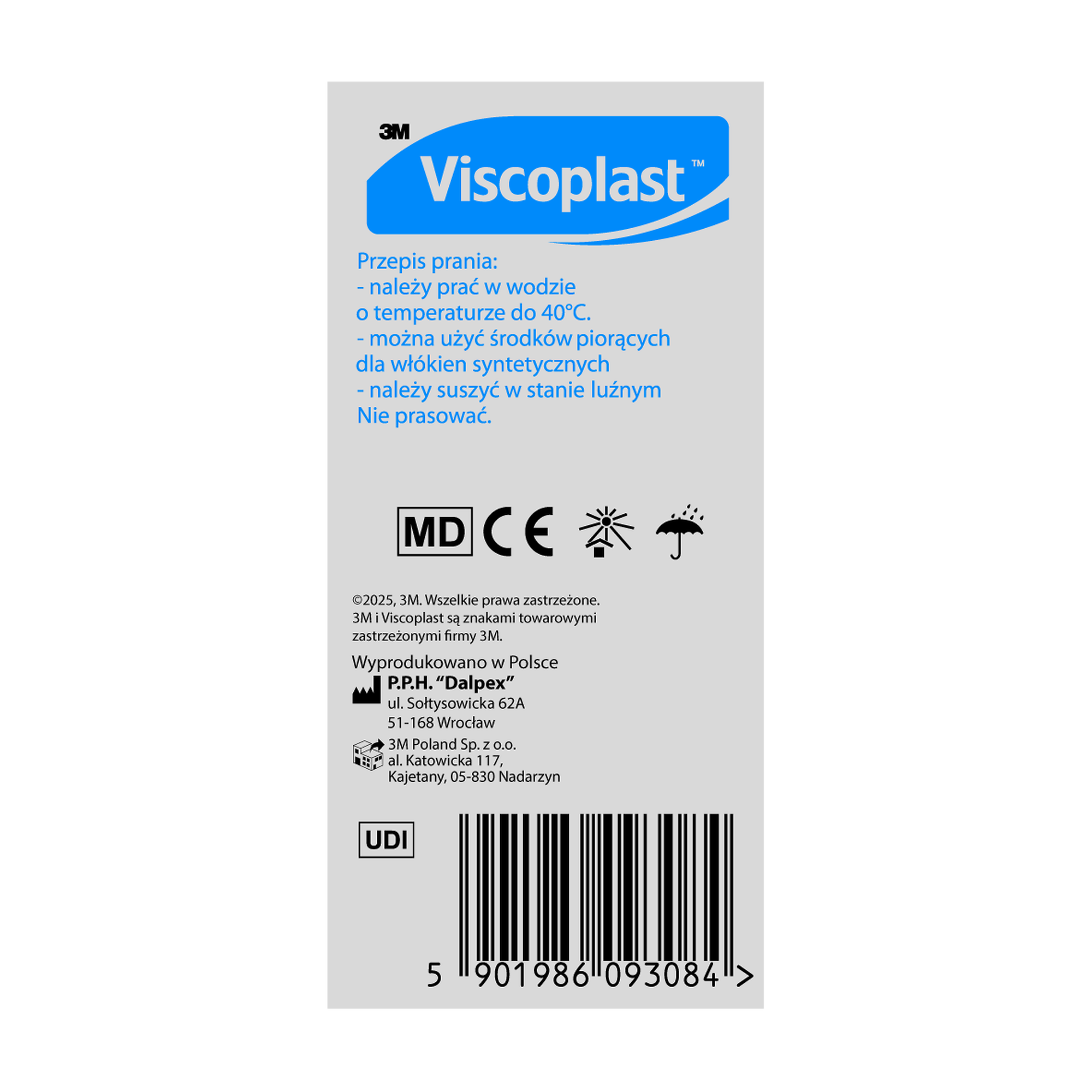 Viscoplast Opaska elastyczna z zapinką, 5 m x 8 cm, 1 sztuka