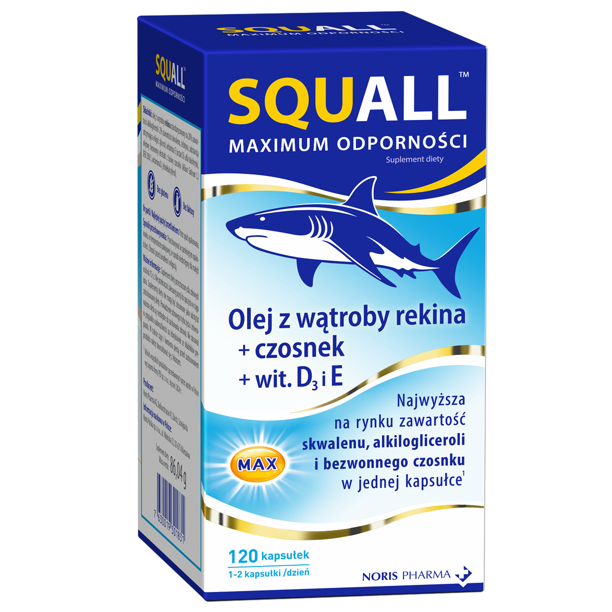 Squall Max odporność, 120 kapsułek zdjęcie