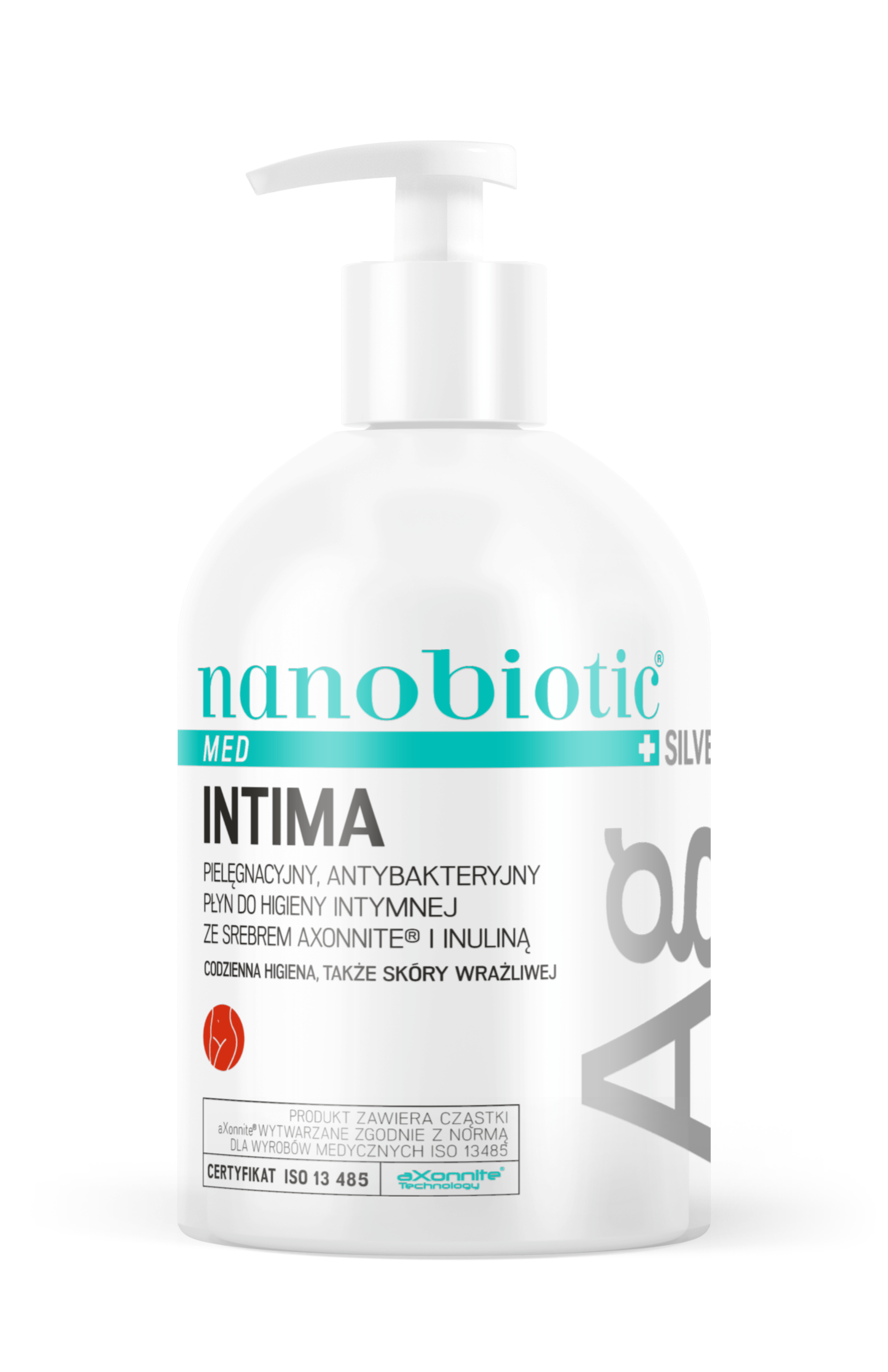 Nanobiotic MED Silver Intima płyn do higieny intymnej 500 ml zdjęcie
