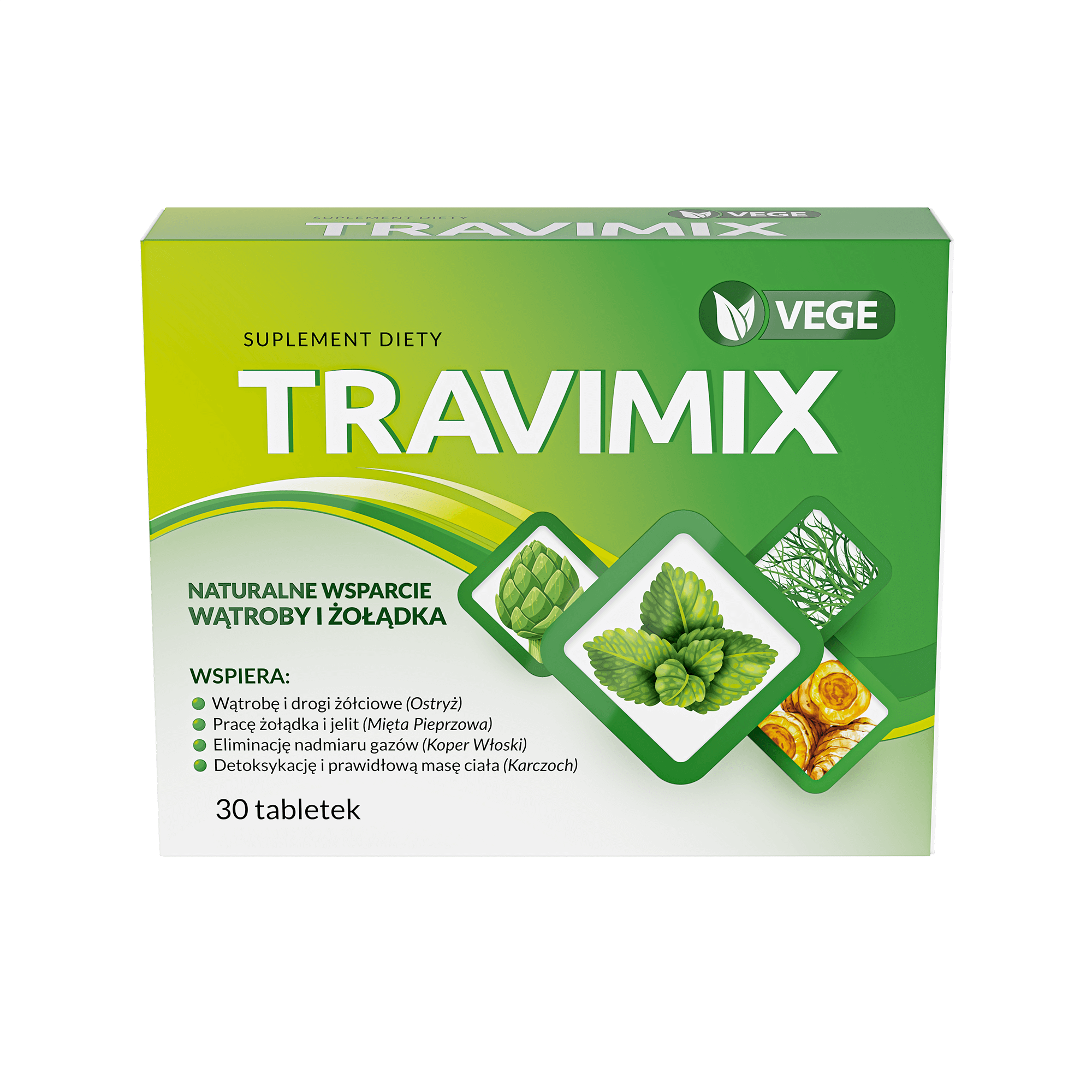 Travimix, tabletki, 30 sztuk